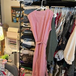 Pop Sugar Women’s size M red/white stripe maxi dress